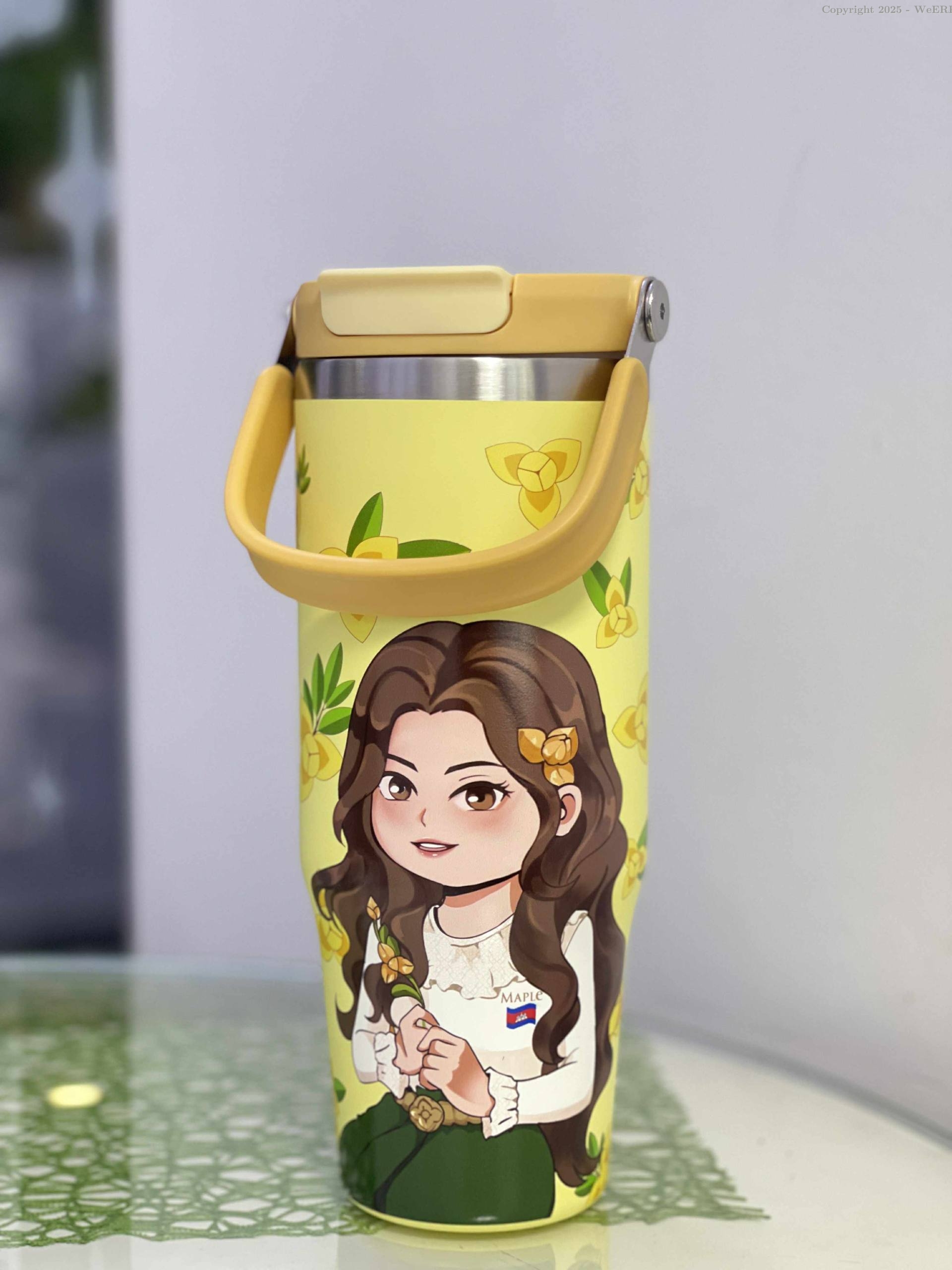 កំប៉ុងទឹករំដួល (Romdoul tumbler)
